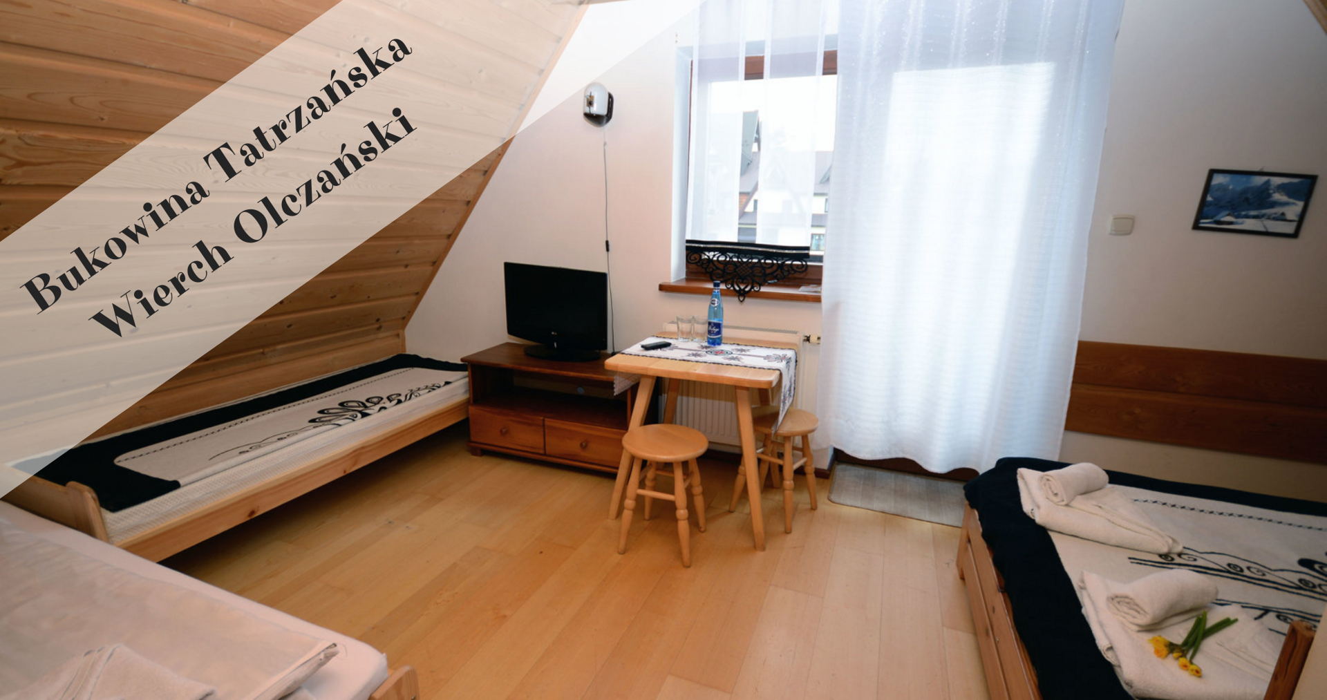 Pok&oacute;j 4-osobowy z widokiem na Tatry