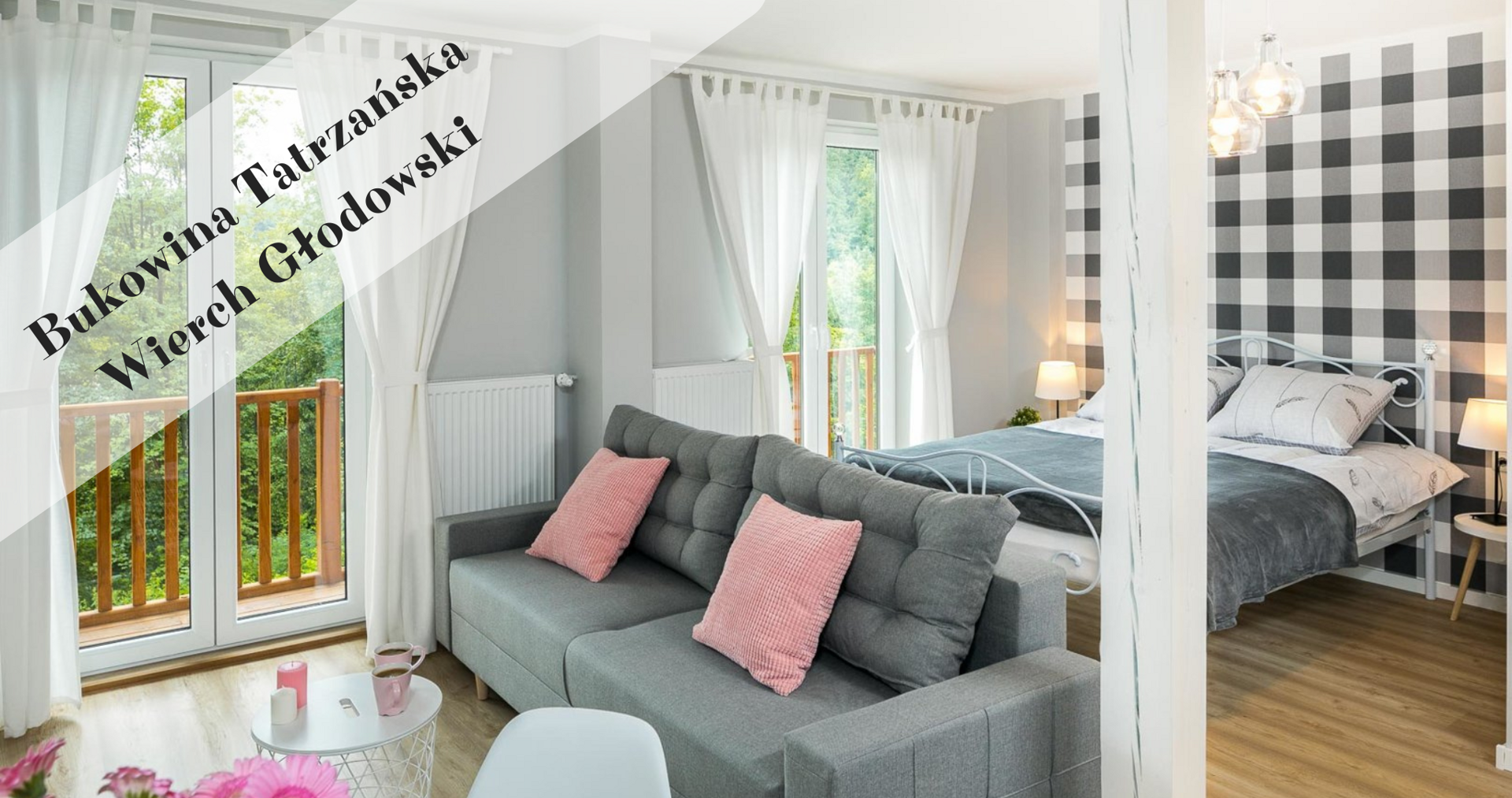 Apartament studio z balkonem