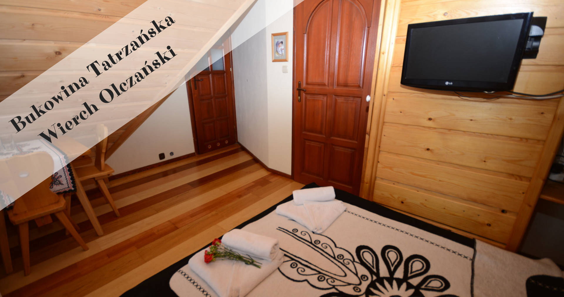 Pok&oacute;j 2-osobowy z widokiem na Tatry