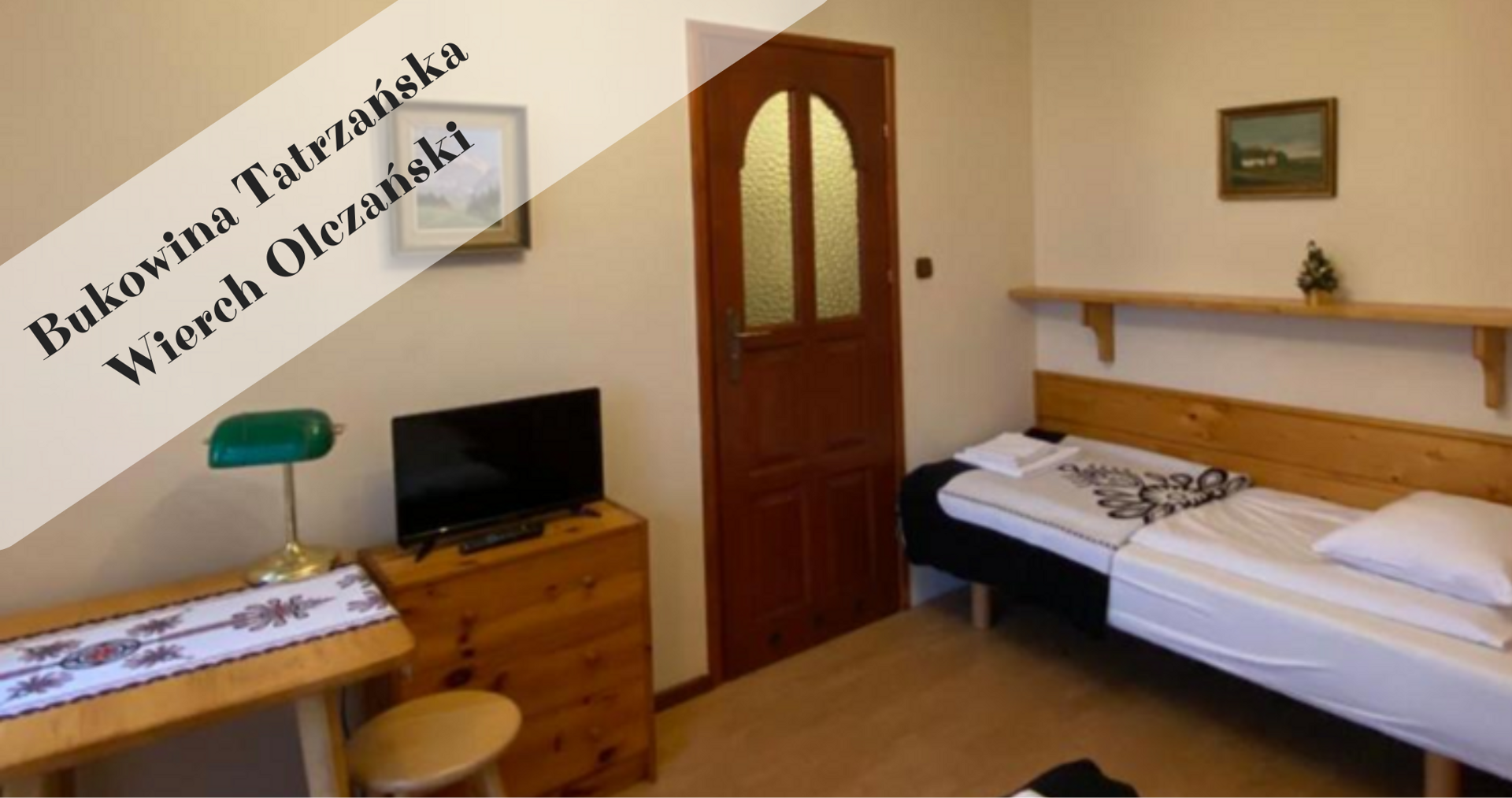 2 pok&oacute;j 3-osobowy z widokiem na Tatry