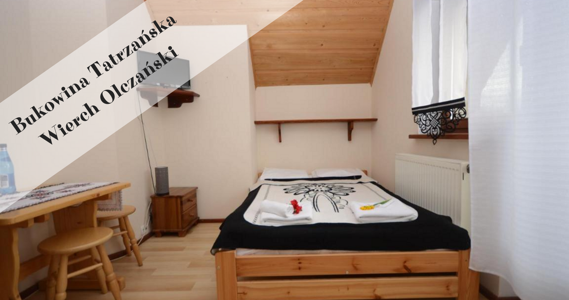 Pok&oacute;j 3-osobowy z widokiem na Tatry