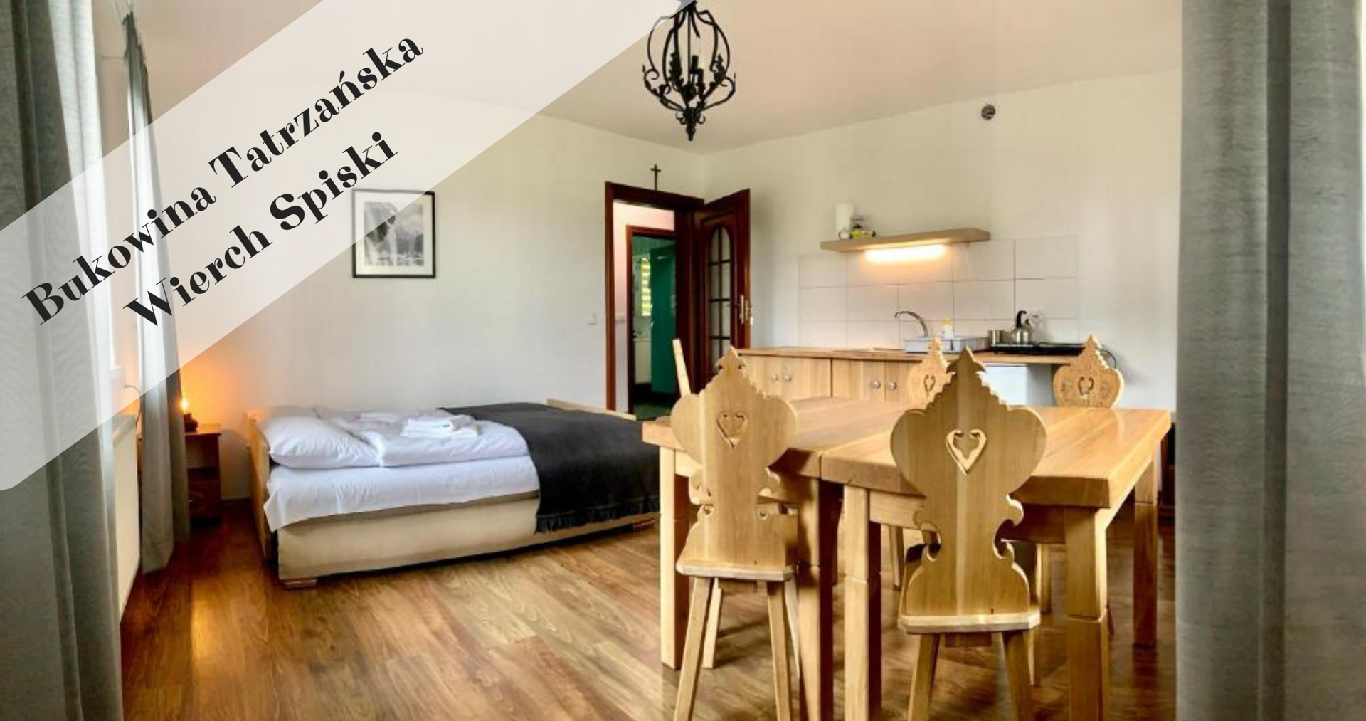 Apartament z dwoma sypialniami dla 5 os&oacute;b