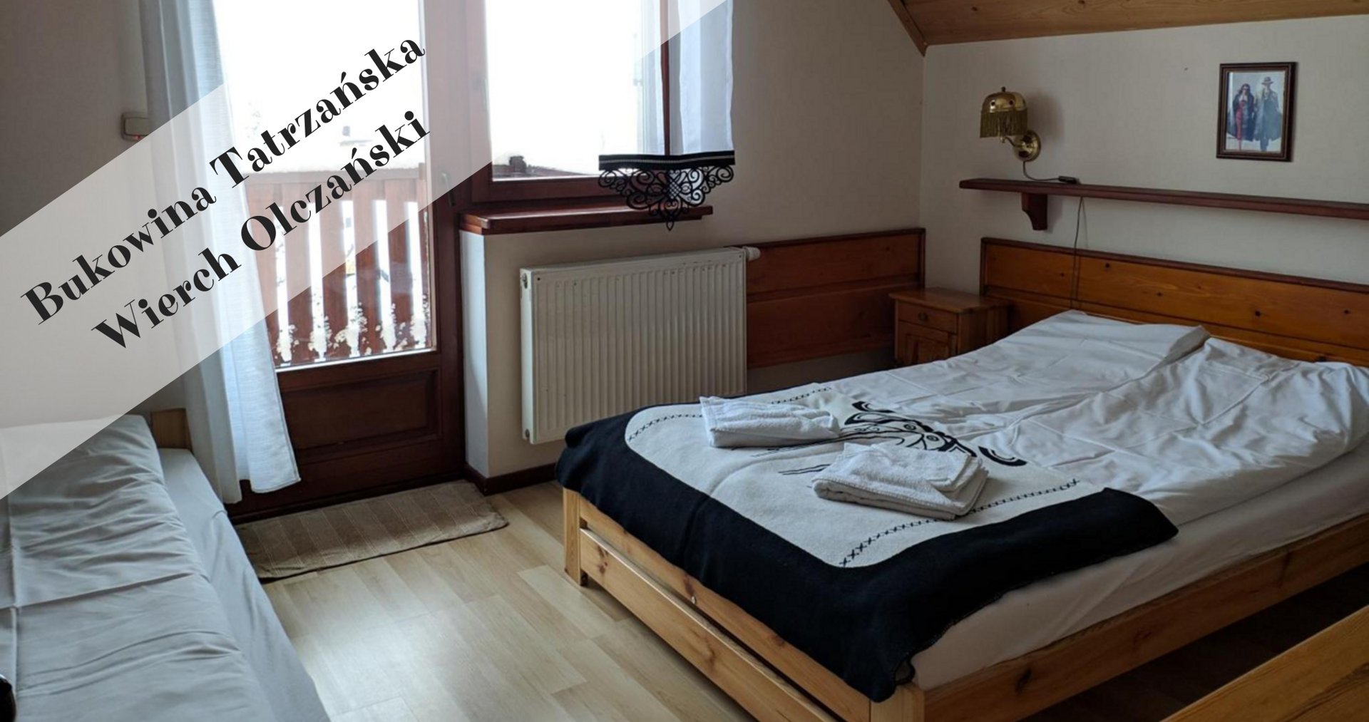 Pok&oacute;j 3-osobowy z widokiem na Tatry